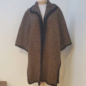 vintage, wool 60's sweater coat
